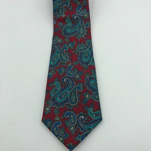 Bert Pulitzer Paisley Silk Tie - Picture 2 of 4